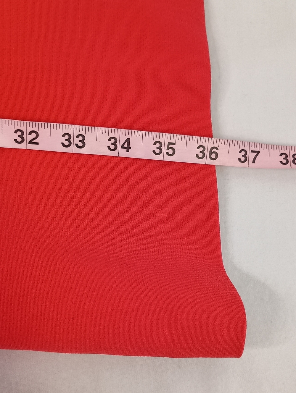 Banana Republic Orange-Red Faux Wrap Dress | Size 6 | Classic - Picture 8 of 8